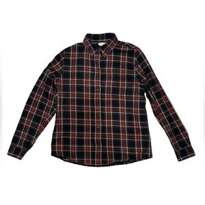 Women’s LL Bean Scotch Plaid Flannel Shirt